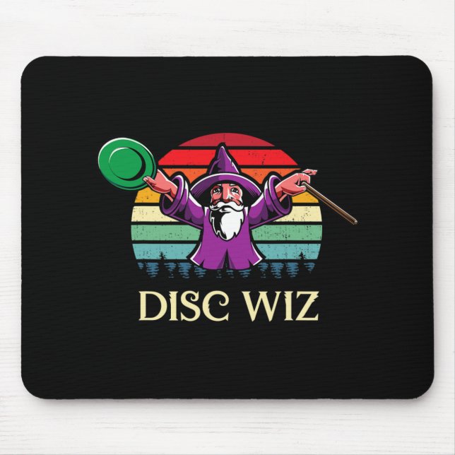 Einzigartiges Disc-Golf-Spieler-Geschenk Frisbees  Mousepad (Vorne)