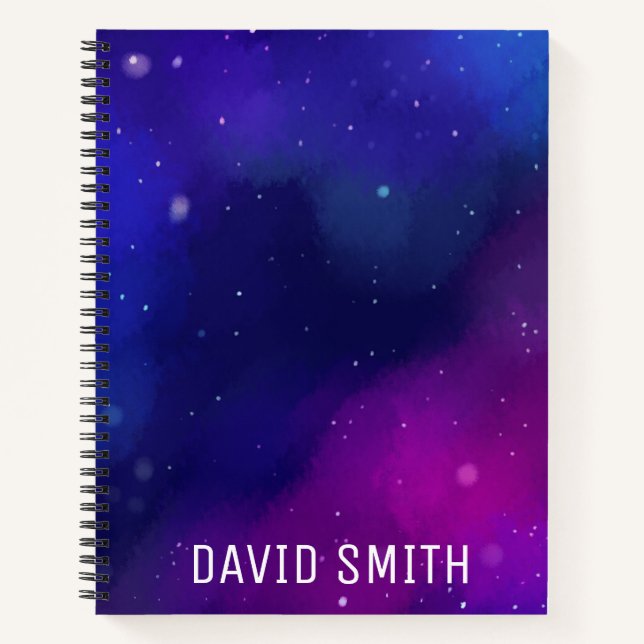 Einzigartiges Dream Space Galaxy Notebook Notizbuch (Vorderseite)