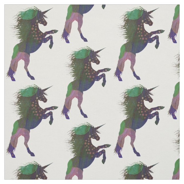 Einzigartiges Einhorn Stoff (Muster)