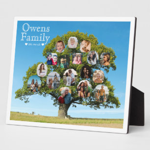 Einzigartiges Erinnerungs-Geschenk Individueller Fotoplatte