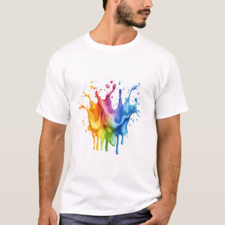Einzigartiges farbenfrohes Design für Farb-Liebhab T-Shirt