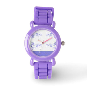 Einzigartiges farbenfrohes Dreiecksmuster und Zita Armbanduhr