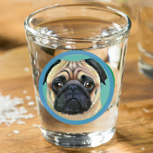 Einzigartiges Fun Kleine Geschenk Dog Lover Foto G Schnapsglas