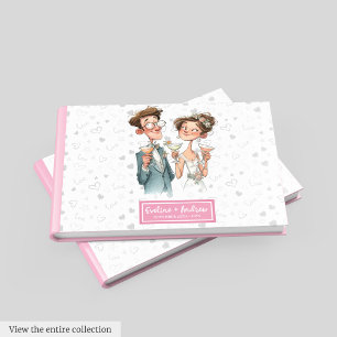 Einzigartiges Funny Quirky Couple Wedding Gästebuc Gästebuch