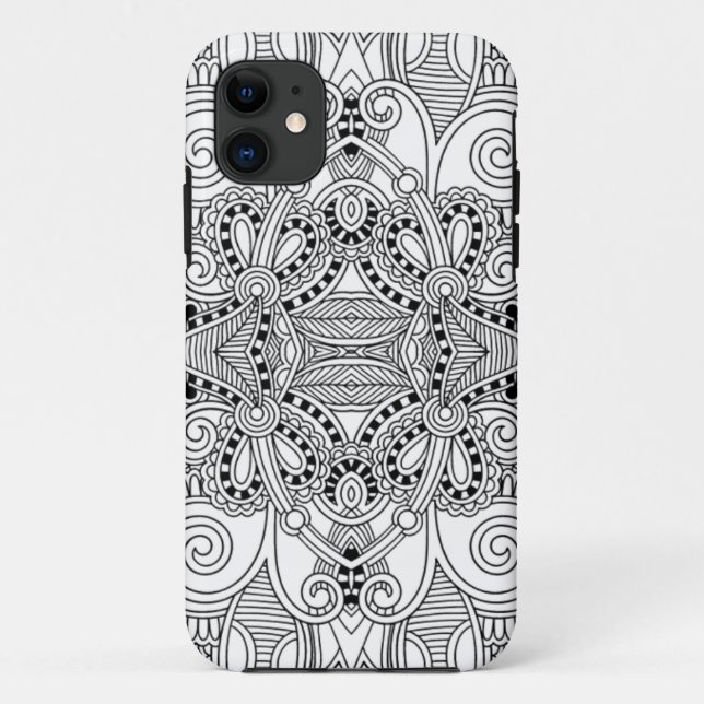 Einzigartiges Gekritzel Case-Mate iPhone Hülle (Rückseite)