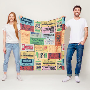 Einzigartiges Geschenk Cenima Eintrittskarten West Fleecedecke