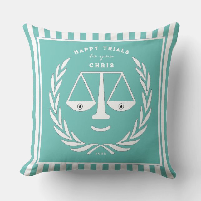 Einzigartiges Geschenkkissen für Anwälte Kissen (Vorderseite)