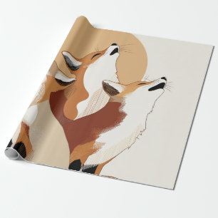 Einzigartiges Geschenkpapier mit Waldtieren für je