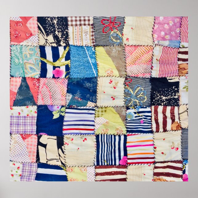 Einzigartiges Gewebe: handgefertigte Decken aus Ba Poster (Vorne)