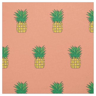Einzigartiges Gewebe, rosa Ananas Stoff