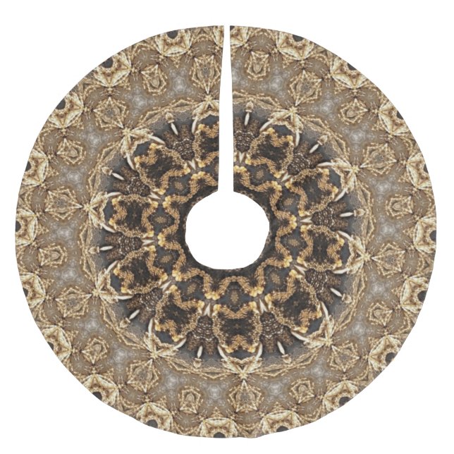 Einzigartiges Gold Decorative Treppenhaus Polyester Weihnachtsbaumdecke (Vorderseite)