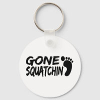 Einzigartiges GONE SQUATCHIN Logo mit FOOTPRINT