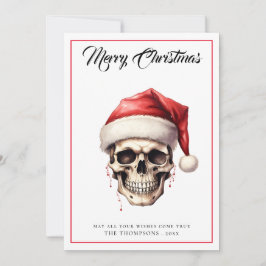 Einzigartiges gotisches Weihnachtsfest Feiertagskarte