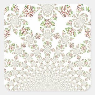 Einzigartiges Hakuna Matata Design: Serene Vibes Quadratischer Aufkleber