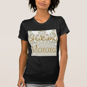 Einzigartiges Hakuna Matata Design: Serene Vibes T-Shirt