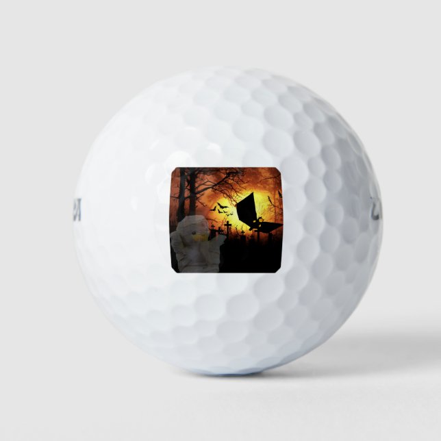 Einzigartiges Halloween-Design Golfball (Vorderseite)