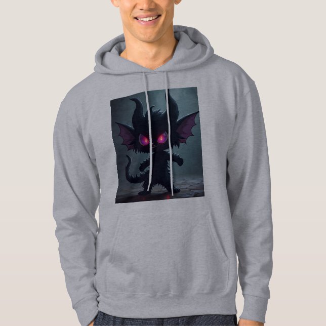 Einzigartiges Halloween-Männchen Hoodie (Vorderseite)