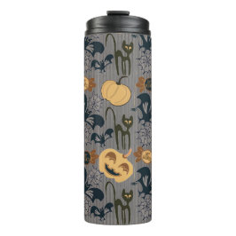 Einzigartiges halloween Muster Thermosbecher