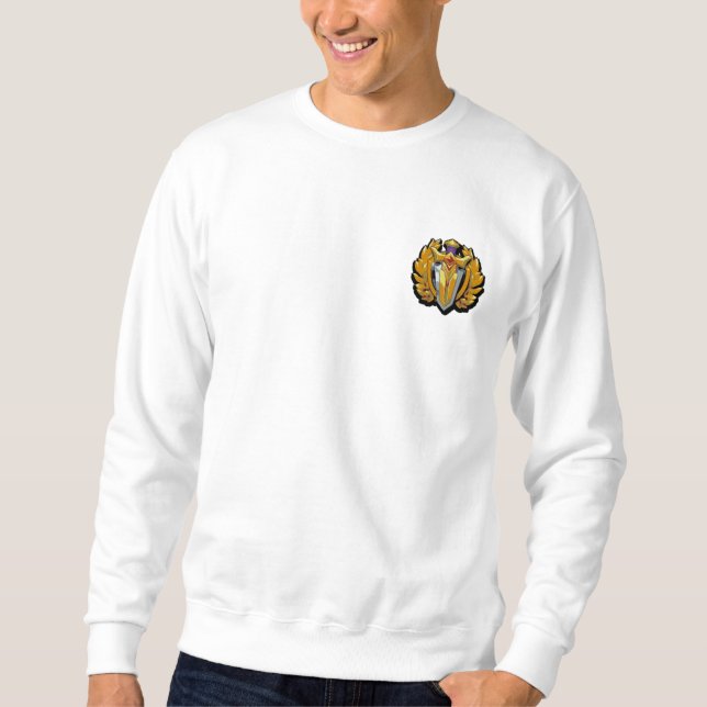 Einzigartiges Hemd Besticktes Sweatshirt (Vorderseite)