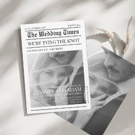 Einzigartiges Hochzeitserlebnis in der Zeitung Sch Einladung