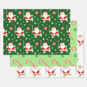 Einzigartiges Hockey-Holiday-Geschenk Geschenkpapier Set