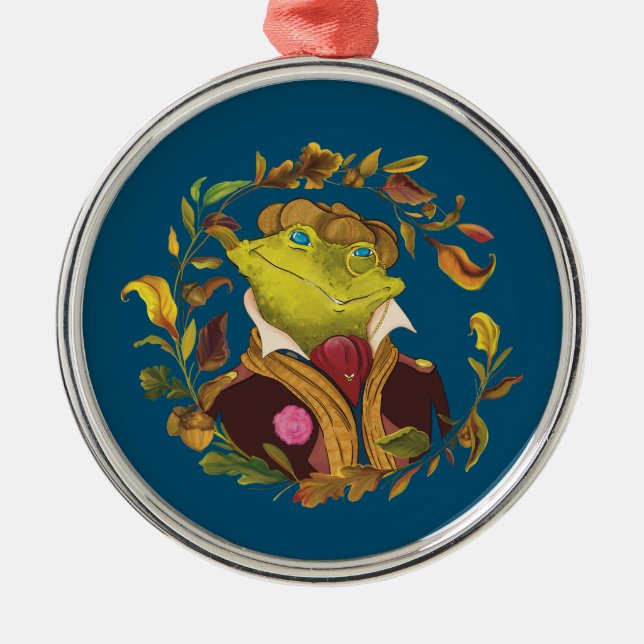 Einzigartiges Holiday Ornament Aus Metall (Vorne)