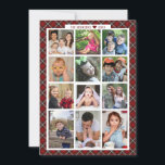 Einzigartiges Jahr für 13 FotoCollage Family Feiertagskarte<br><div class="desc">Einzigartige Fotokarte zum Personalisieren mit 12 Fotos -1 für jeden Monat und einem Lieblingsfoto auf der Rückseite mit einer kurzen Note über das Jahr,  das vergangen ist.</div>