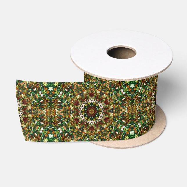 Einzigartiges Kaleidoskop Satinband (Spule)