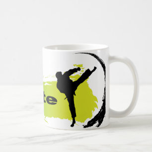 Einzigartiges Karate Kaffeetasse