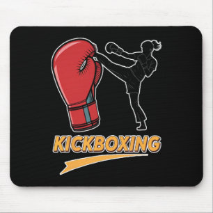 Einzigartiges Kickboxen Boxhandschuh Design Mousepad