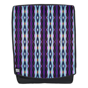 Einzigartiges Lila Muster Rucksack