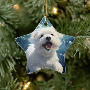 Einzigartiges maltesisches Weihnachten, Geschenk f Keramik Ornament