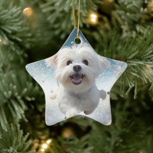 Einzigartiges maltesisches Weihnachten, Geschenk f Keramik Ornament