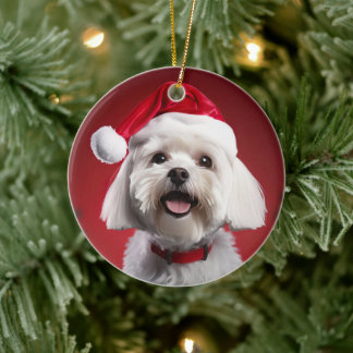 Einzigartiges maltesisches Weihnachtsgeschenk für  Keramik Ornament