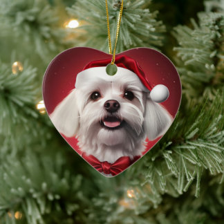 Einzigartiges maltesisches Weihnachtsgeschenk für  Keramik Ornament