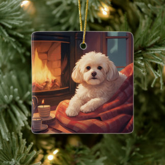 Einzigartiges maltesisches Weihnachtsgeschenk für  Keramikornament
