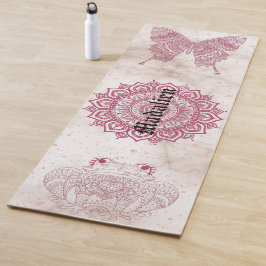 Einzigartiges megologisches Meditationsmuster Mand Yogamatte