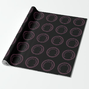 Einzigartiges modernes minimalistisches Design Geschenkpapier