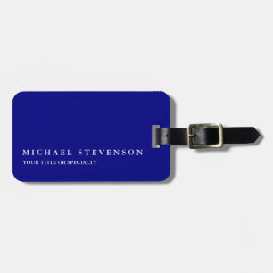 Einzigartiges modernes Navy Blue Gepäckanhänger