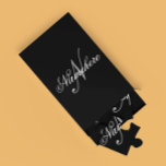 Einzigartiges Monogramm für Personalisierte Schwar<br><div class="desc">Personalisiertes Einzigartiges Monogramm-Design für jeden.</div>