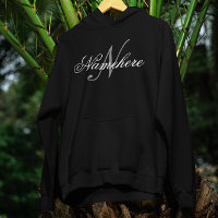 Einzigartiges Monogramm für Personalisierte Schwar