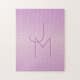 Einzigartiges Monogramm | Soft Lavendel Pink