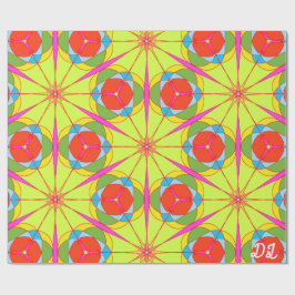 Einzigartiges Muster-Abstraktes Wrapping-Papier Geschenkpapier