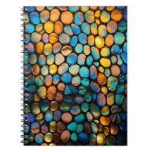 Einzigartiges Muster aus farbenfrohen, gestanzten