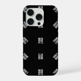Einzigartiges Muster für moderne Logos | Schwarz iPhone 15 Pro Hülle