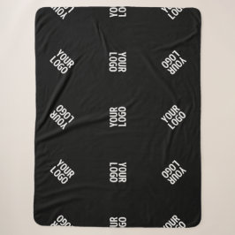 Einzigartiges Muster für moderne Logos | Schwarz Sherpadecke