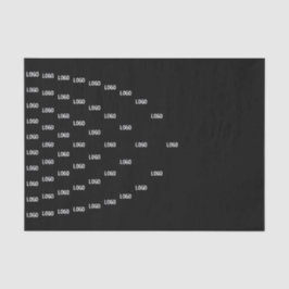 Einzigartiges Muster mit Logo/hochgeladenem Bild Seidenpapier