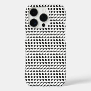 Einzigartiges Musterdesign in Schwarz und Weiß iPhone 16 Pro Hülle