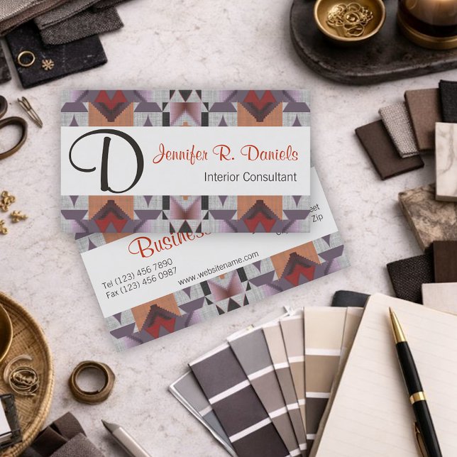 Einzigartiges Native Amerikanische Ureinwohner Tri Visitenkarte (Von Creator hochgeladen)