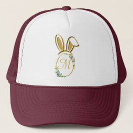 Einzigartiges Ostersonnenmonogramm Truckerkappe